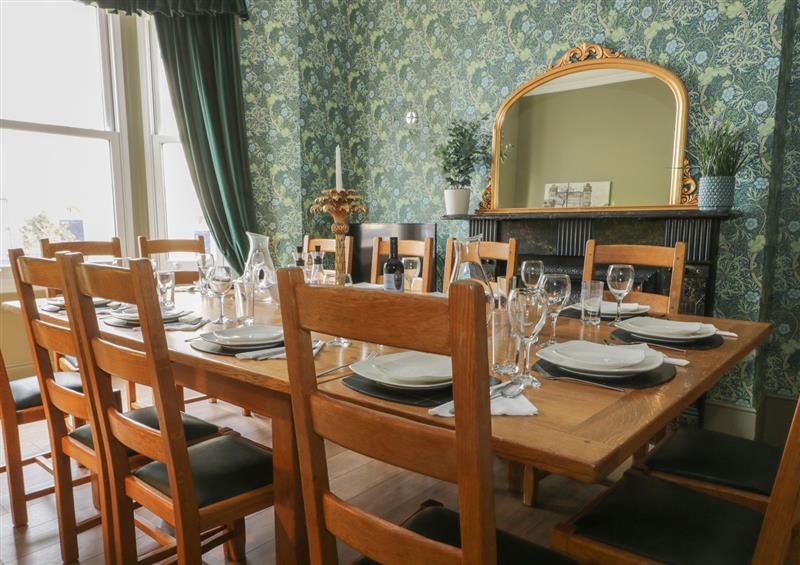 This is the dining room at Castle View, Scarborough