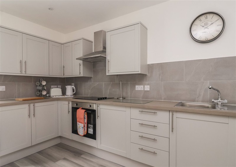 This is the kitchen at Castle View, Scarborough