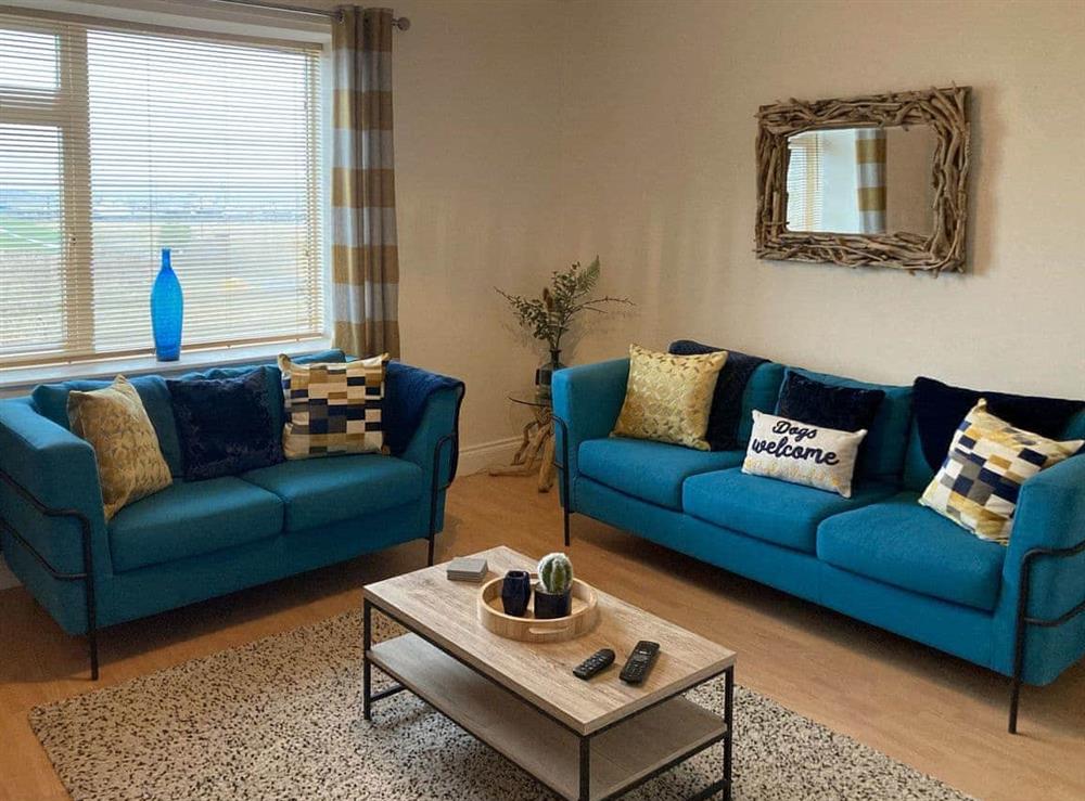 Living room at Castle Walk in Amble, Northumberland