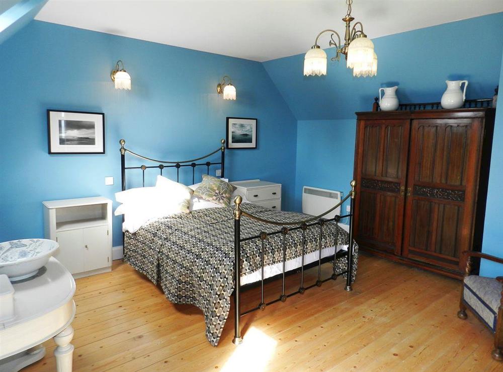 Double bedroom at Castleside Croft in Kildonan, Isle of Arran, Scotland