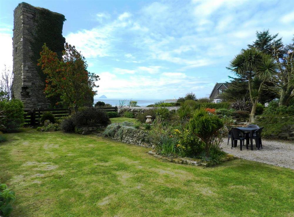 Garden at Castleside Croft in Kildonan, Isle of Arran, Scotland