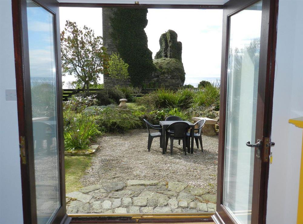 View from living room at Castleside Croft in Kildonan, Isle of Arran, Scotland