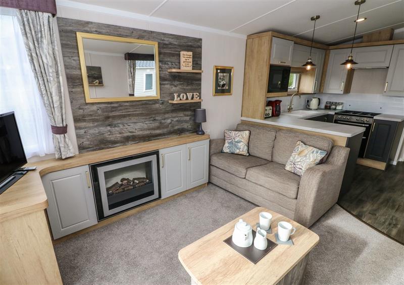 The living area at Castleview 22, Pendine