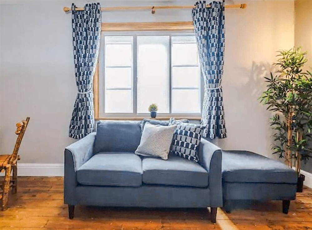 Living area at Castrum House in Handbridge, near Chester, Cheshire