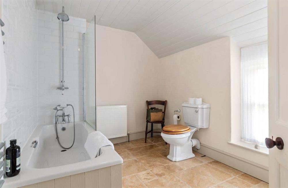 Bathroom at Caswell Cottage in Solva, Haverfordwest, Pembrokeshire, Dyfed