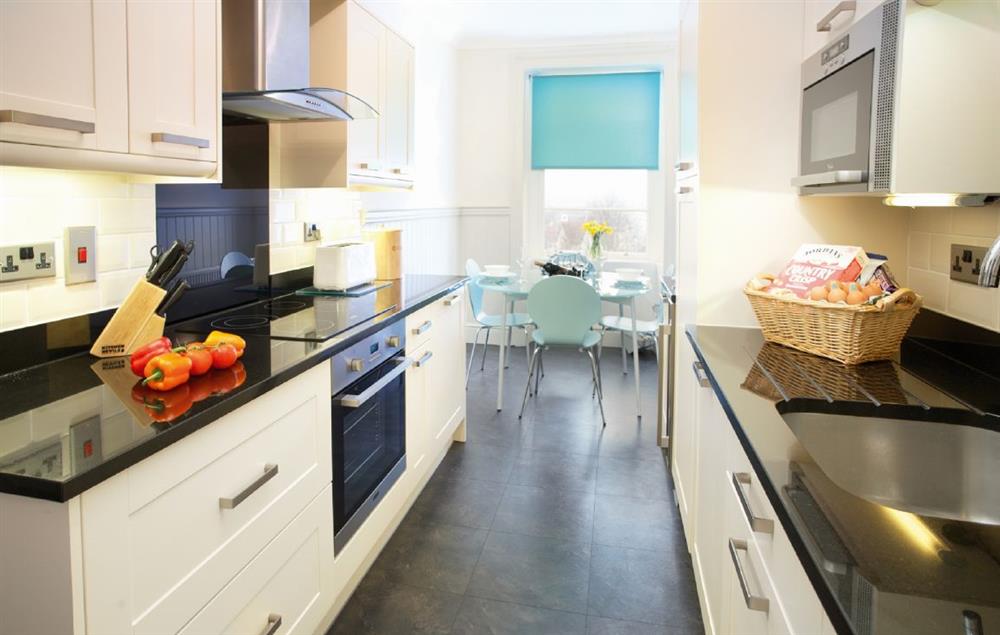 Beautifully appointed, modern and fully equipped kitchen at Catharine Place, Bath