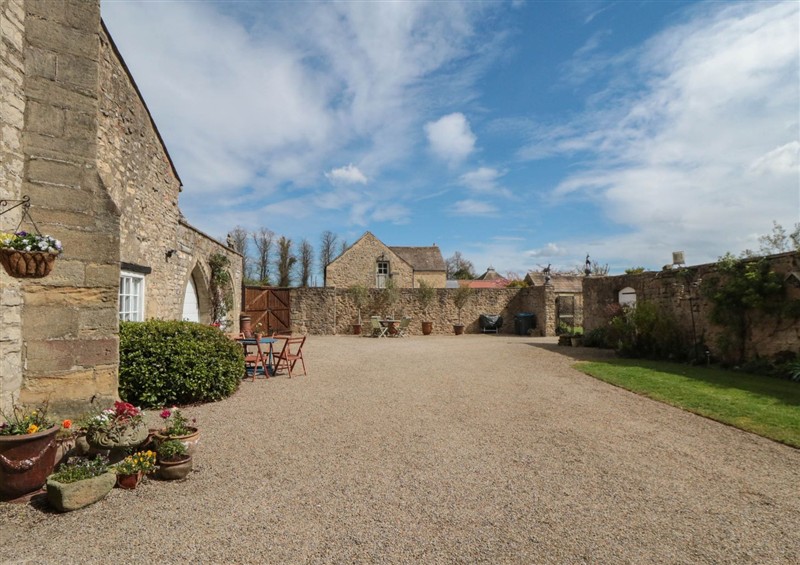 Outside at Catherine Parrs Sewing Room, Snape near Bedale