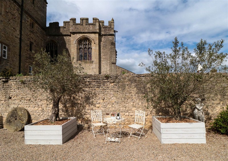 The garden at Catherine Parrs Sewing Room, Snape near Bedale