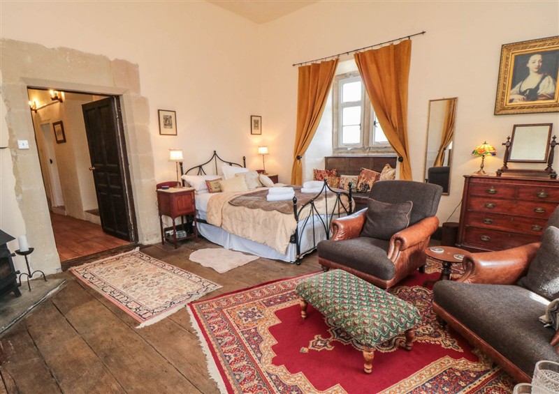 This is a bedroom at Catherine Parrs Sewing Room, Snape near Bedale