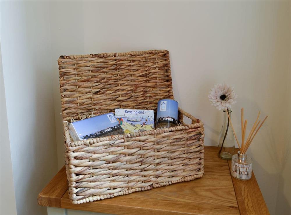 Some welcome goodies for you at Cats Cottage in Kessingland, near Lowestoft, Suffolk