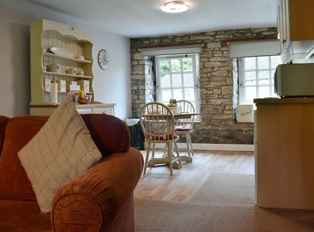 Spacious open plan living space at Cauldron Falls in West Burton, near Leyburn, North Yorkshire