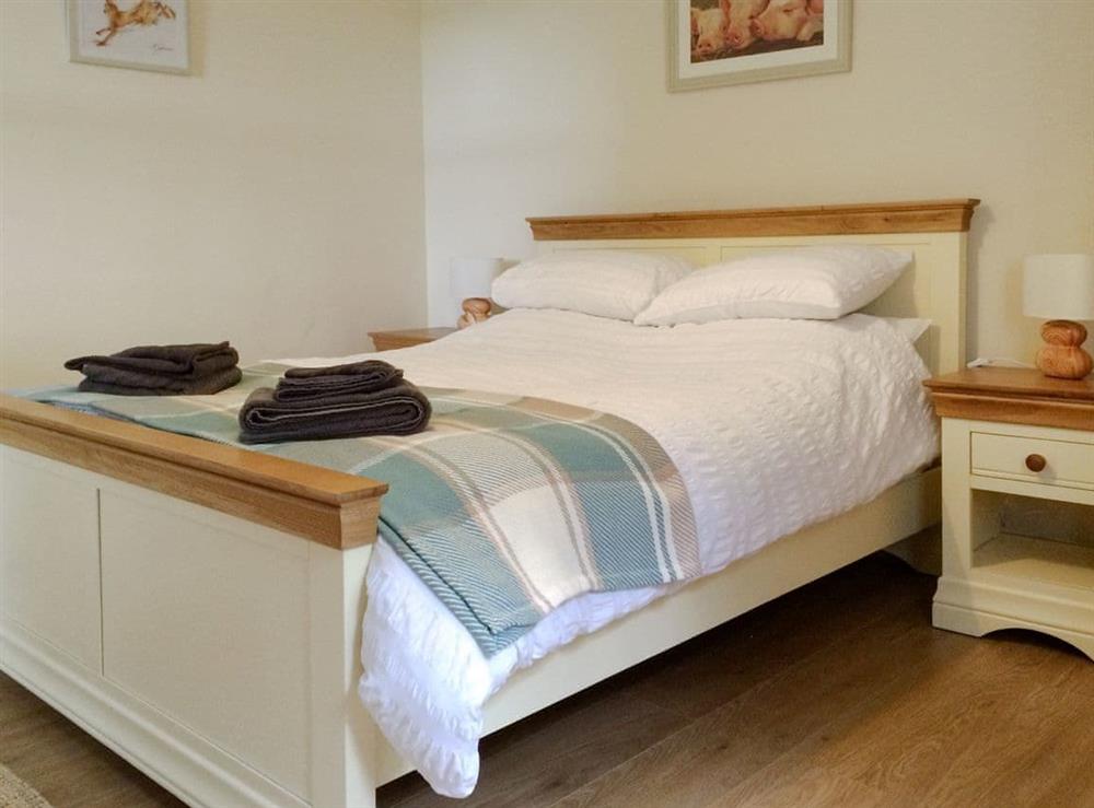 Double bedroom at Cauldside West Cottage in Dunbar, East Lothian