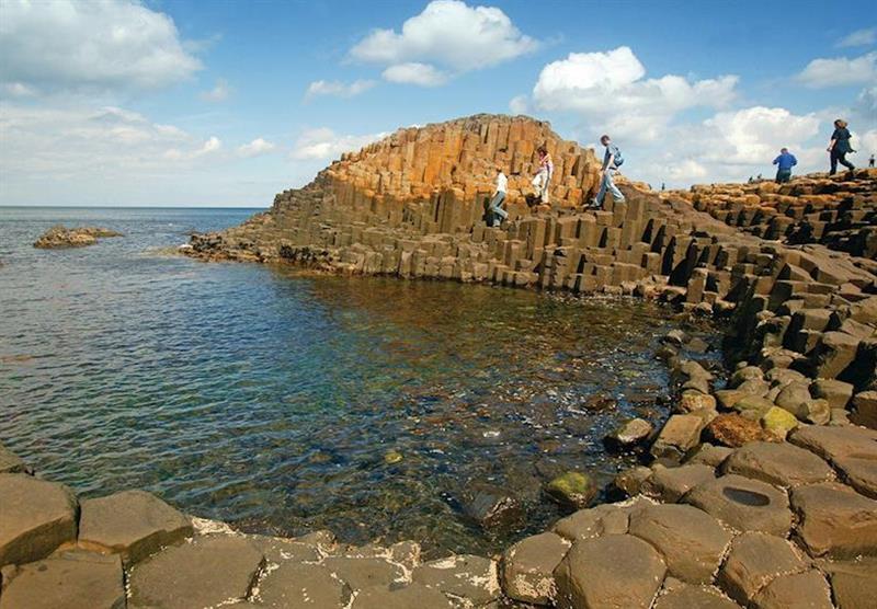 Giants Causeway at Causeway Coast Holiday Park in Ballycastle, Northern Ireland