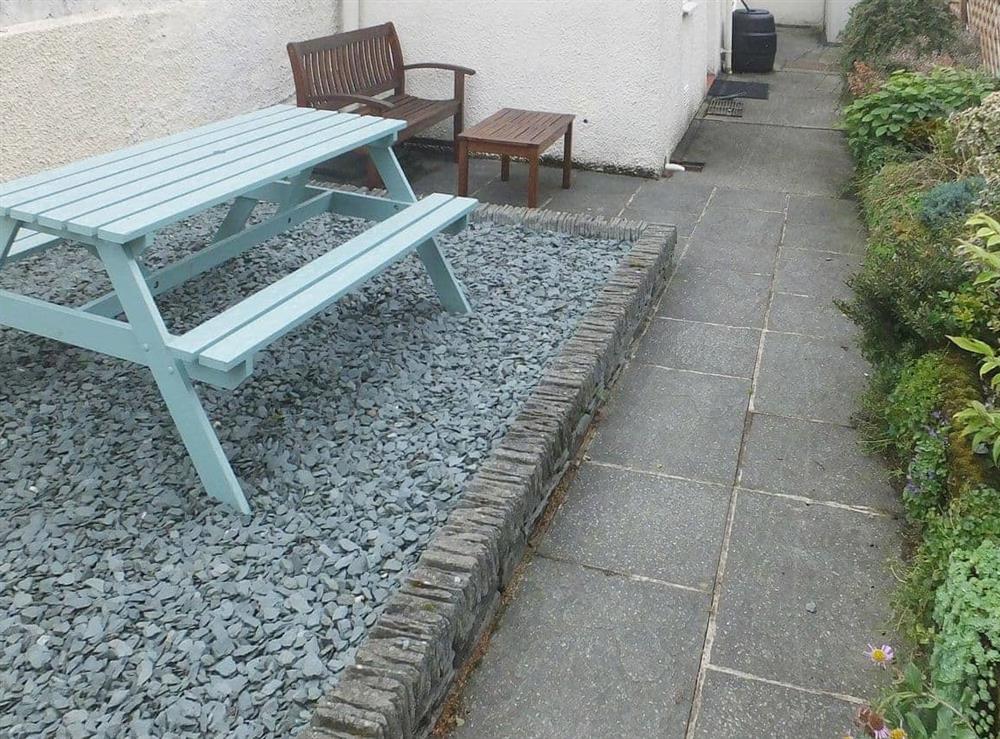 Sitting-out-area at Causey Cottage in Keswick, Cumbria