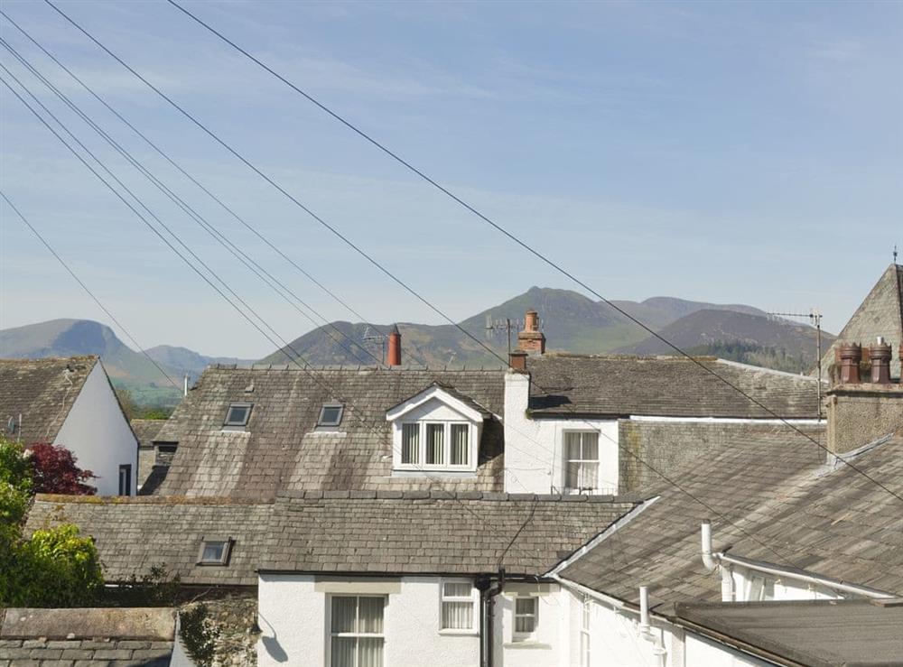 Wonderful view towards the mountains at Causey View in Keswick, Cumbria