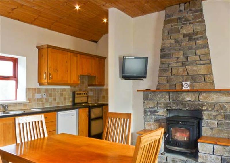 This is the living room at Cavan Hill Cottage, County Mayo