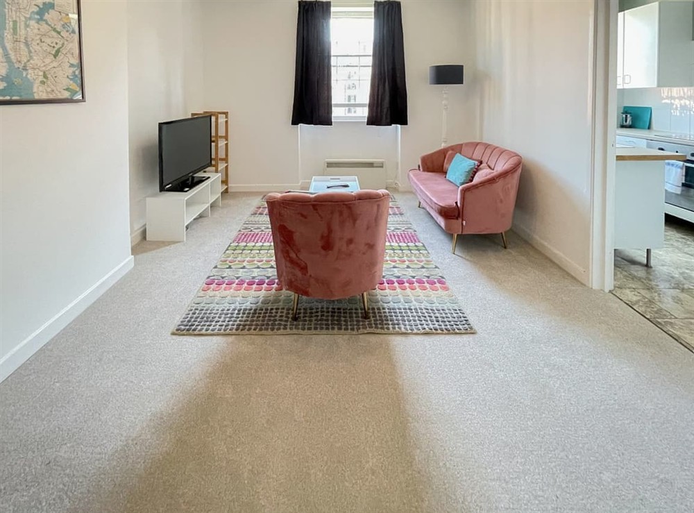 Living area at Cave Street in Bristol, Avon