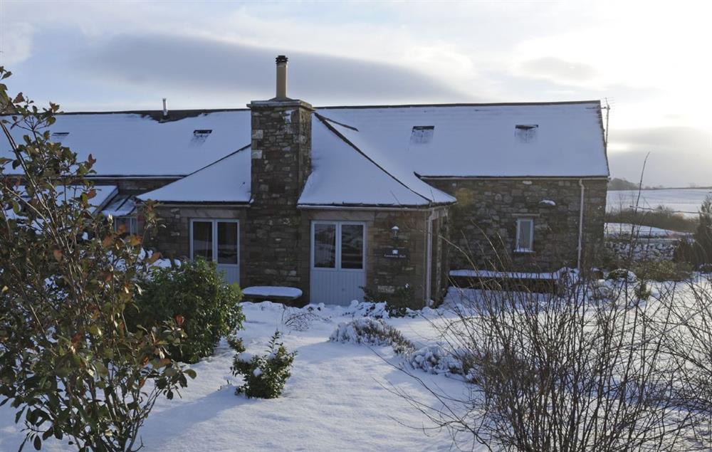 Cazenovia Hall in the snow at Cazenovia Hall and Wythburn Cottage, near Greystoke