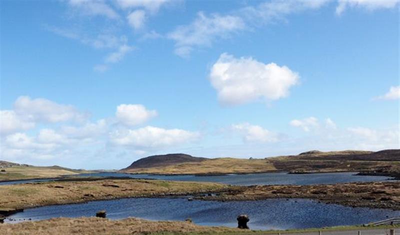 The setting of Ceann an Loch Cottage