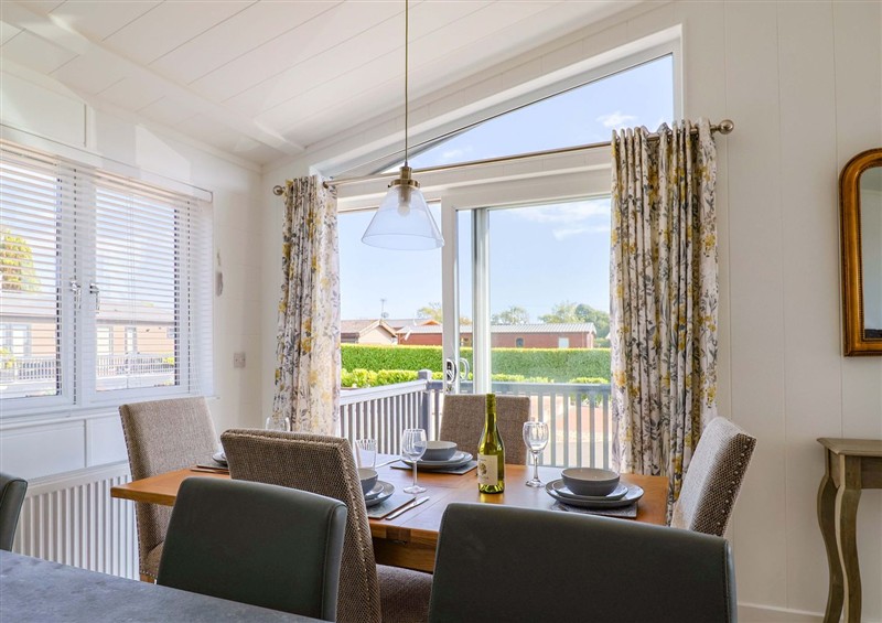 The dining room (photo 2) at Cedar 1, Pinewood Retreat in Rousdon near Lyme Regis