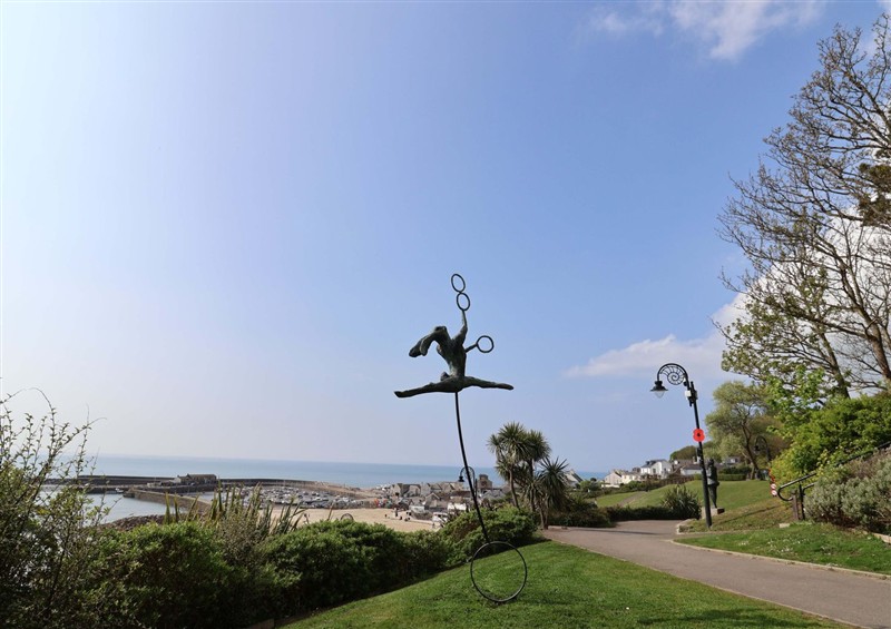 The garden at Cedar 1, Pinewood Retreat in Rousdon near Lyme Regis