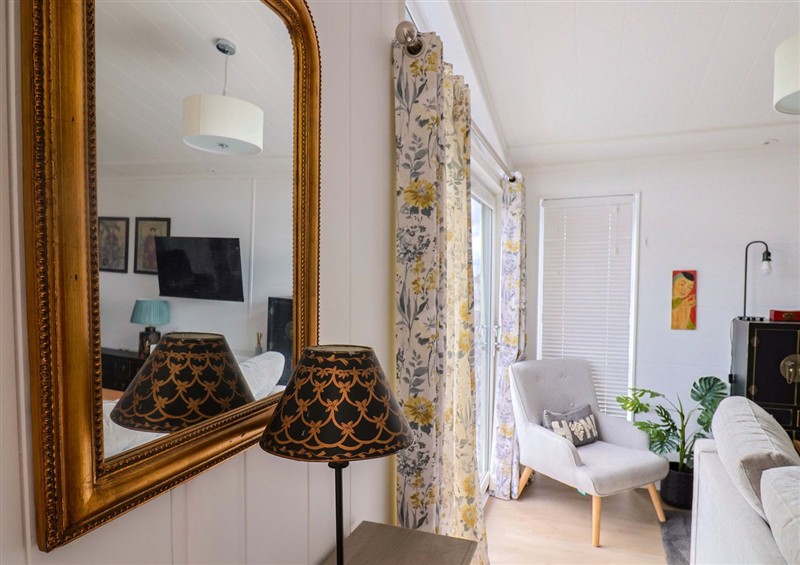 This is the living room (photo 4) at Cedar 1, Pinewood Retreat in Rousdon near Lyme Regis