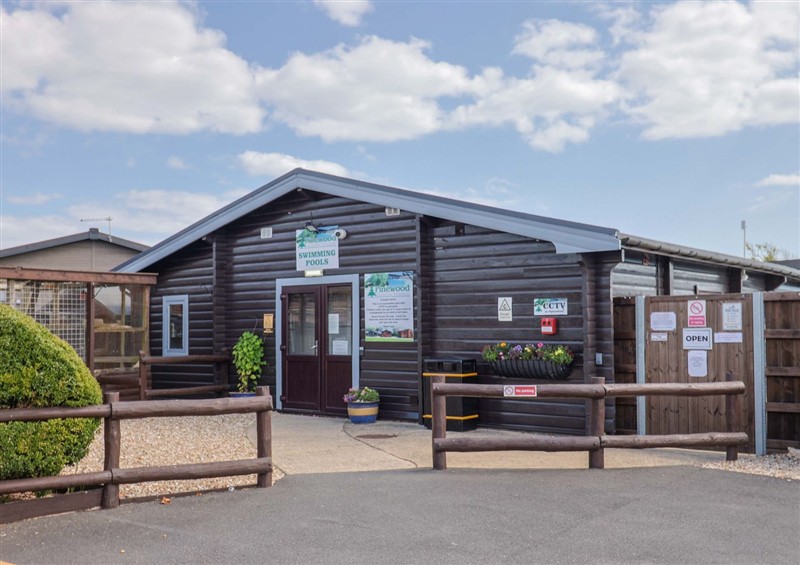 This is the setting of Cedar 1 at Cedar 1, Pinewood Retreat in Rousdon near Lyme Regis