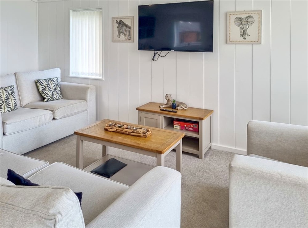 Living area at Cedar 36 in Fitling, near Burton Pidsea, North Humberside