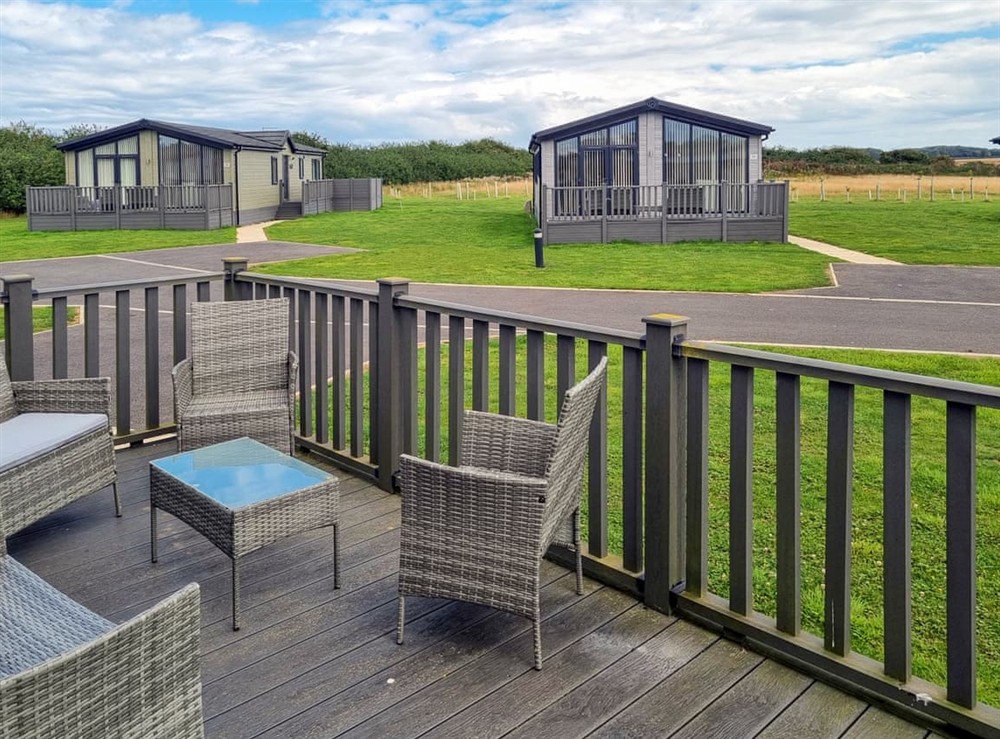 Sitting-out-area at Cedar 36 in Fitling, near Burton Pidsea, North Humberside