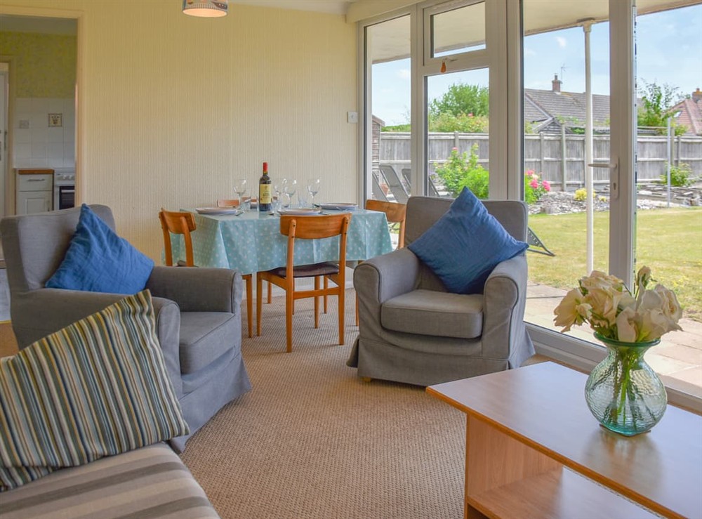 Open plan living space (photo 2) at Cedar Bungalow in Bacton, Norfolk