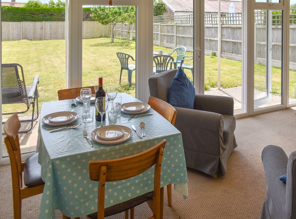 Open plan living space (photo 3) at Cedar Bungalow in Bacton, Norfolk