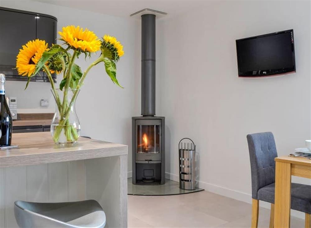 Open plan living space at Cedar Cottage in Aboyne, Aberdeenshire