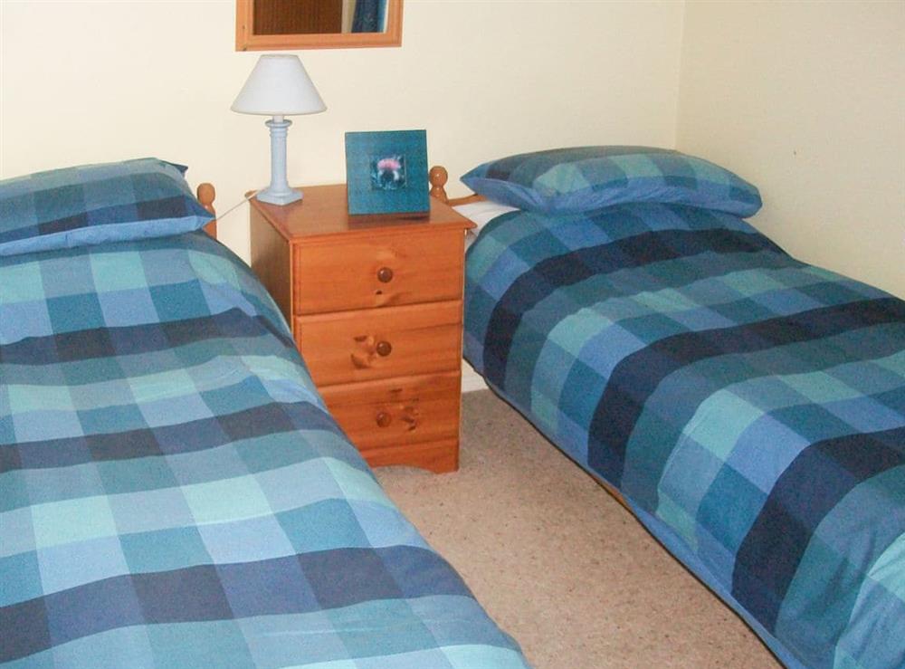 Twin bedroom at Cedar Cottage in Grantown-on-Spey, Morayshire