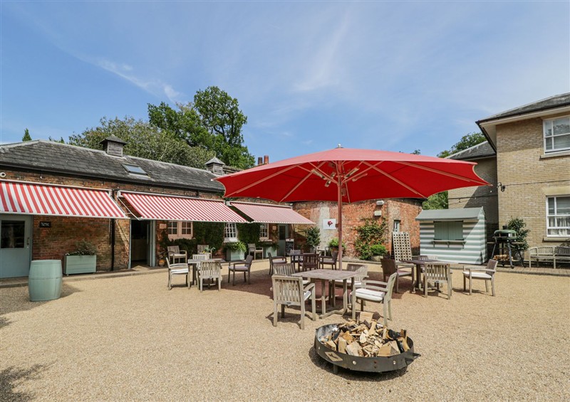 The patio in Cedar at Cedar, Elcot near Newbury