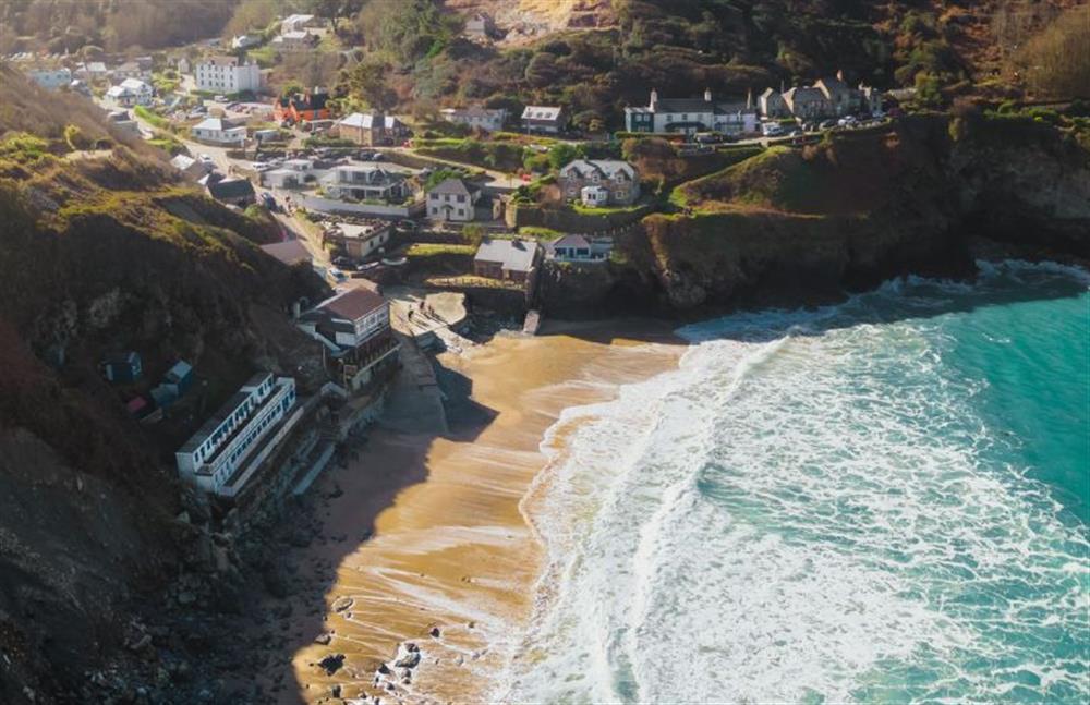 Trevaunance Cove is the perfect example of Cornwall’s golden sands and crystal turquoise waters
