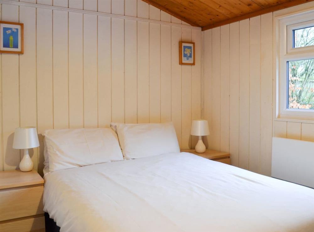 Cosy and welcoming double bedroom at Cedar Lodge in Charlcot, near Masham, North Yorkshire