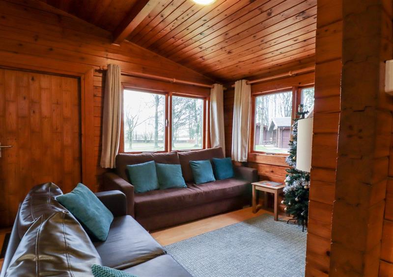 The living area at Cedar Lodge, Ingleton