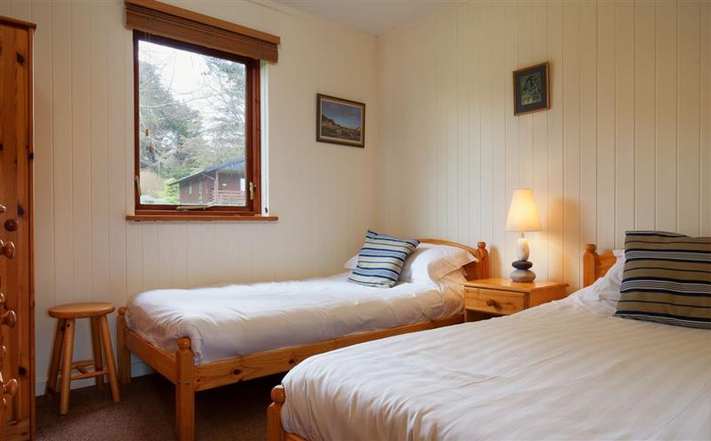 One of the bedrooms at Cedar Lodge, Minehead