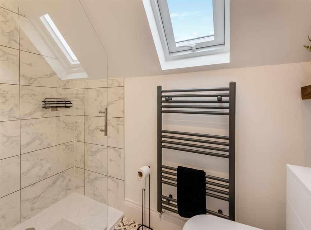 Bathroom at Cedar Lodge in Pleasley Vale, near Mansfield, Nottinghamshire