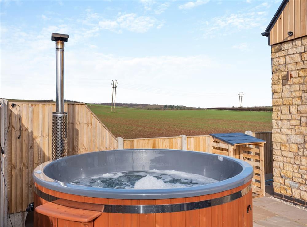 Hot tub (photo 2) at Cedar Lodge in Pleasley Vale, near Mansfield, Nottinghamshire