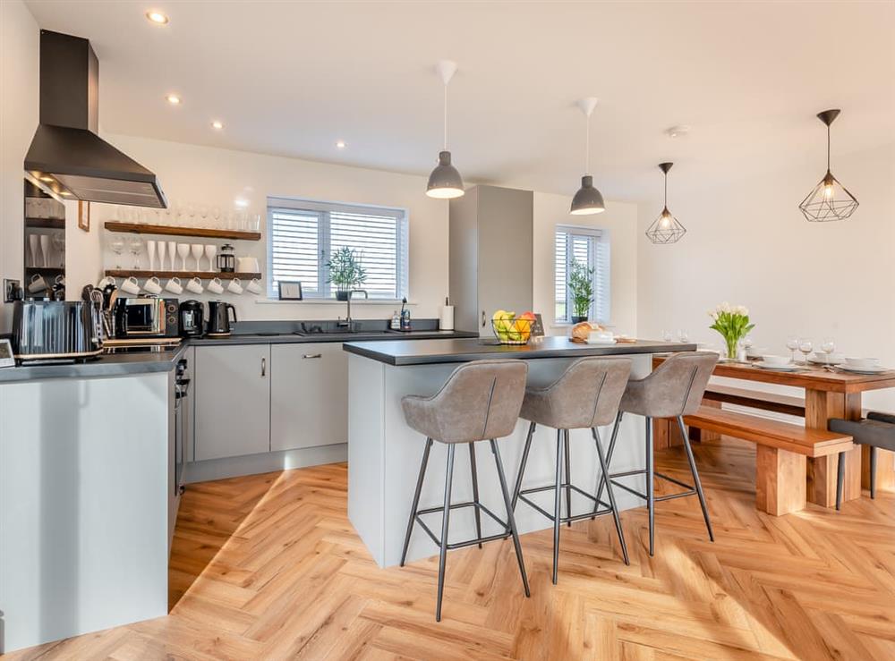 Kitchen at Cedar Lodge in Pleasley Vale, near Mansfield, Nottinghamshire