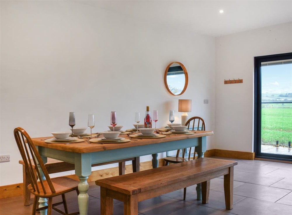 Dining Area at Cedar Lodge in Walton Presteigne, Powys