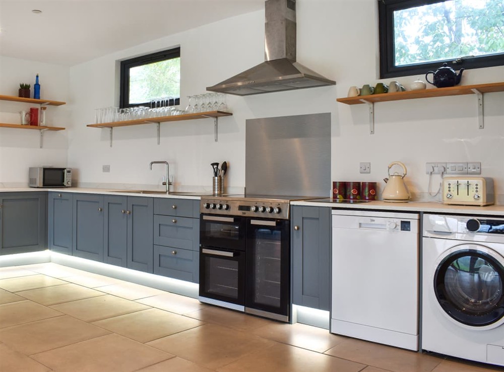 Kitchen at Cedar Lodge in Walton Presteigne, Powys