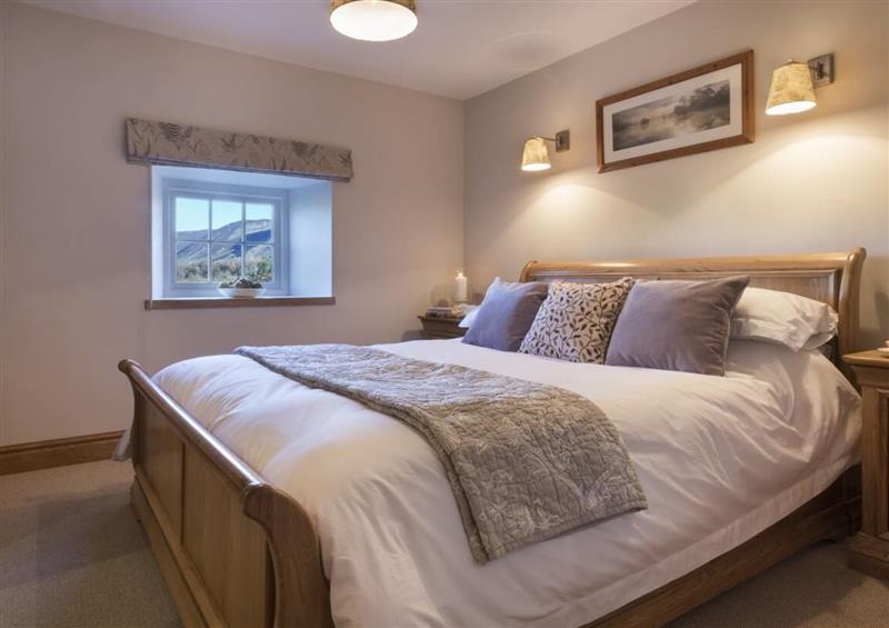 One of the bedrooms at Cedar Nook, Loweswater
