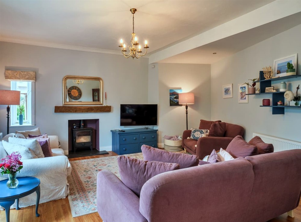 Living room at Cedar Ridge in Kingsand and Cawsand, Cornwall