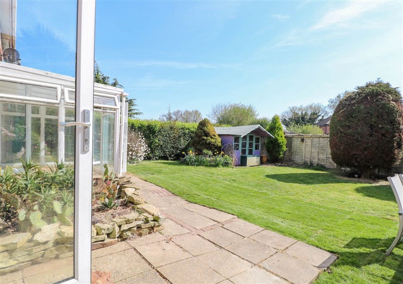 The garden in Cedar View at Cedar View, Hainford near Coltishall