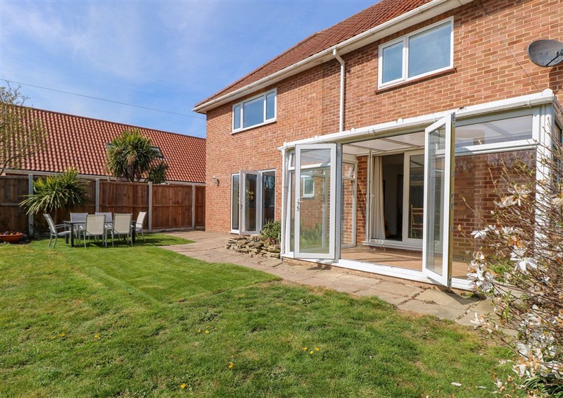 The garden at Cedar View, Hainford near Coltishall