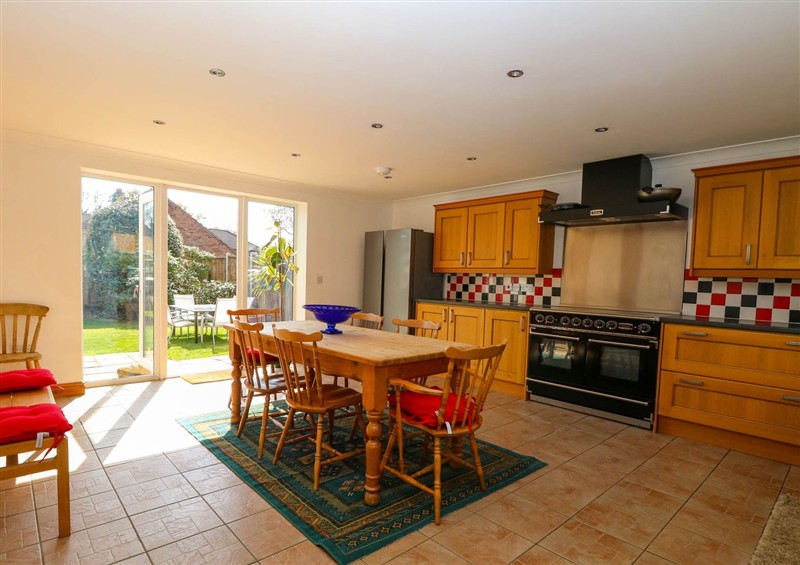 This is the kitchen at Cedar View, Hainford near Coltishall