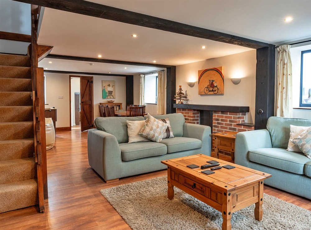 Living room/dining room at Cedar View in Holsworthy, Devon