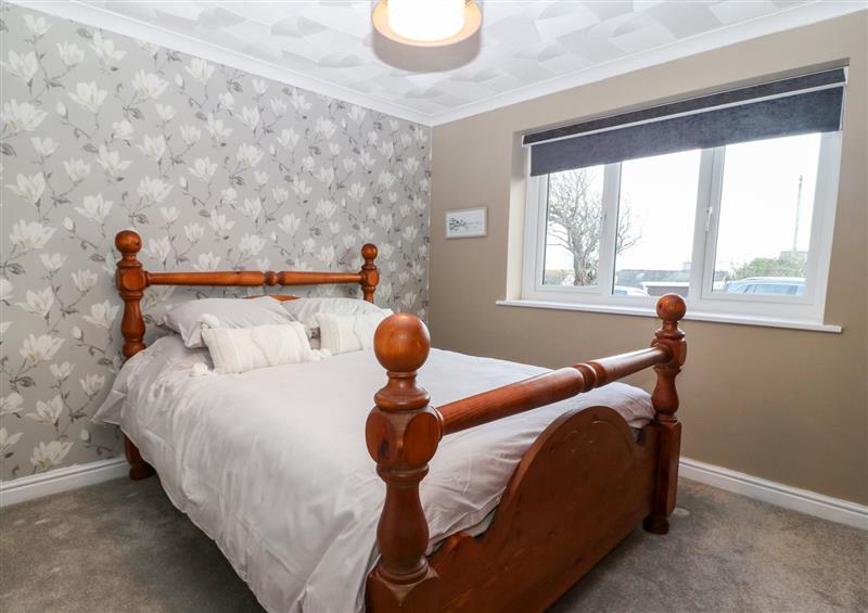One of the bedrooms at Cedars, Holyhead